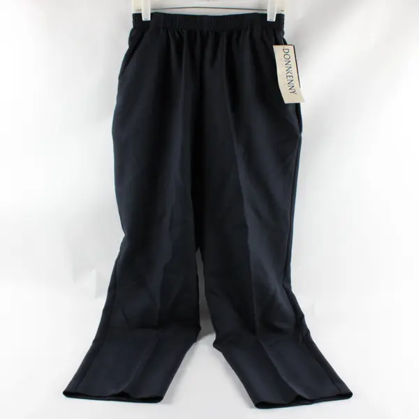 Donnkenny Women's Size 16WP Petite Navy Blue Pull On Trousers Pants