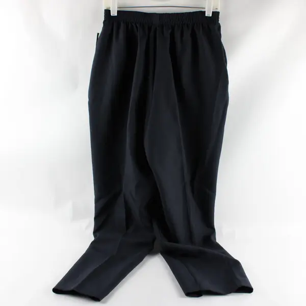 Donnkenny Women's Size 16WP Petite Navy Blue Pull On Trousers Pants
