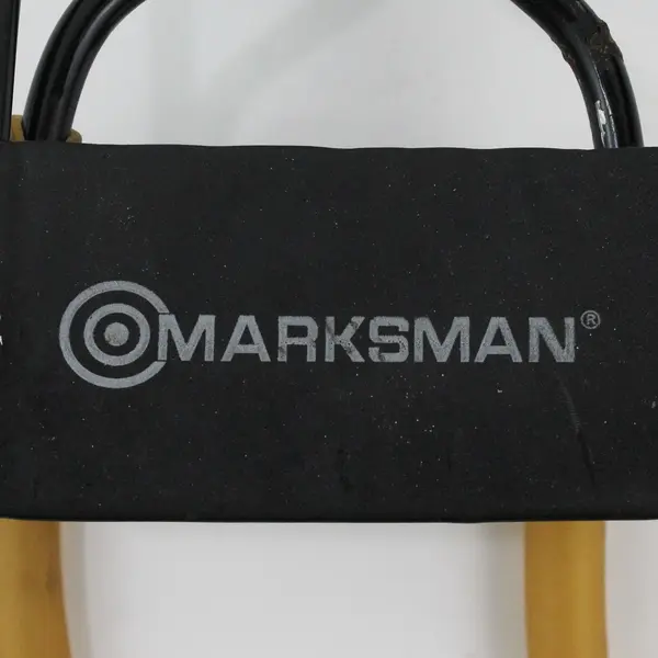 Marksman Folding Slingshot Wrist Brace Pouch Black Yellow USA