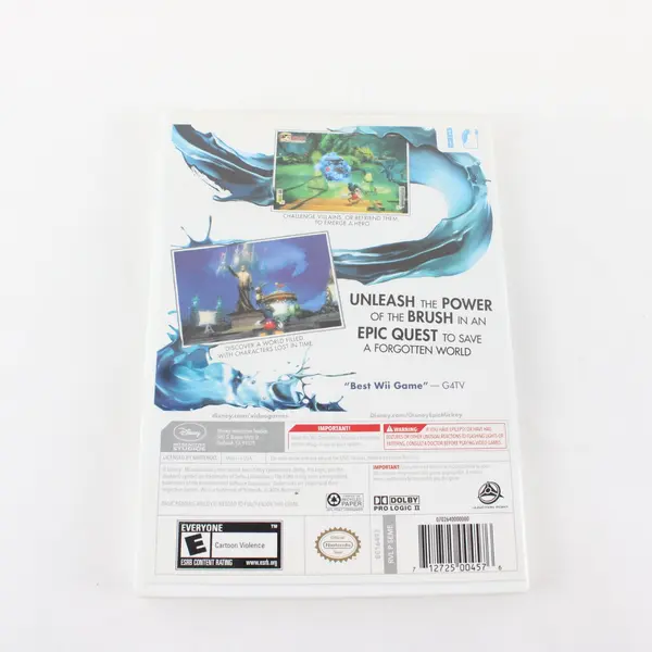 Disney's Epic Mickey Nintendo Wii Video Game