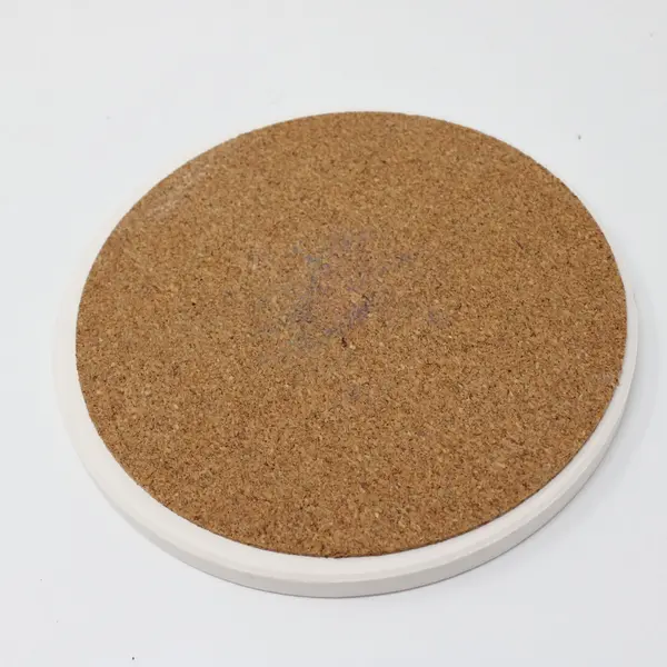 Set of 4 Thirstystone Occasions Absorbent Stone Cork Back Coasters