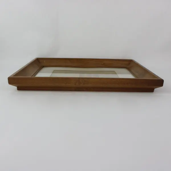 Vintage Wooden Photo Frame Brown Matte 8x10 or 5x7