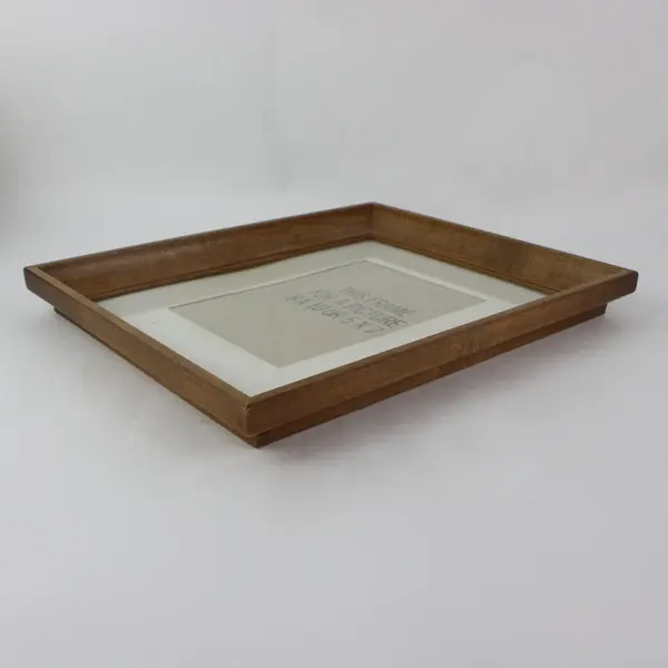 Vintage Wooden Photo Frame Brown Matte 8x10 or 5x7