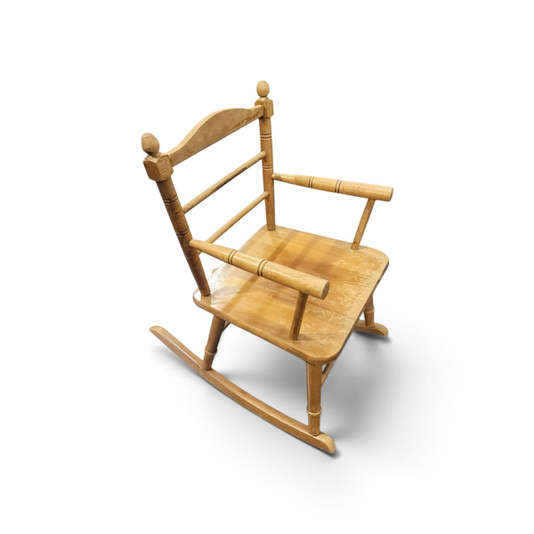 Vintage Wooden Child's Rocking Chair 23" Tall - Local Pickup Only