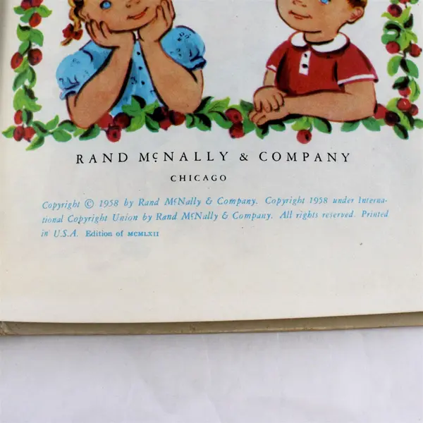 I Think About Jesus Rand McNally Tip-Top Elf Book Vintage Children's Hardcover