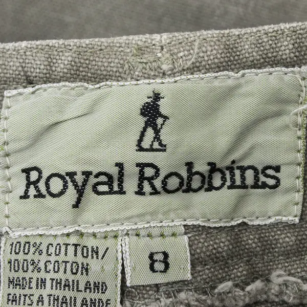 Royal Robbins Womens Size 8 Army Green Cotton Midi Pencil Skirt