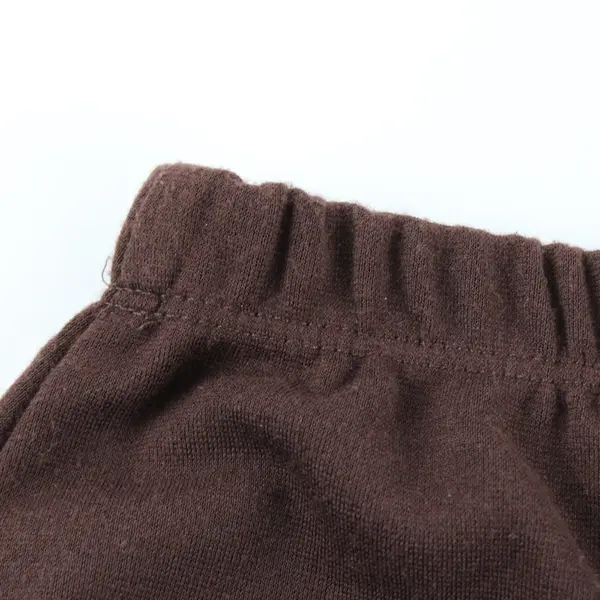 Notations Petite PL Brown Elastic Waist Midi Pencil Skirt