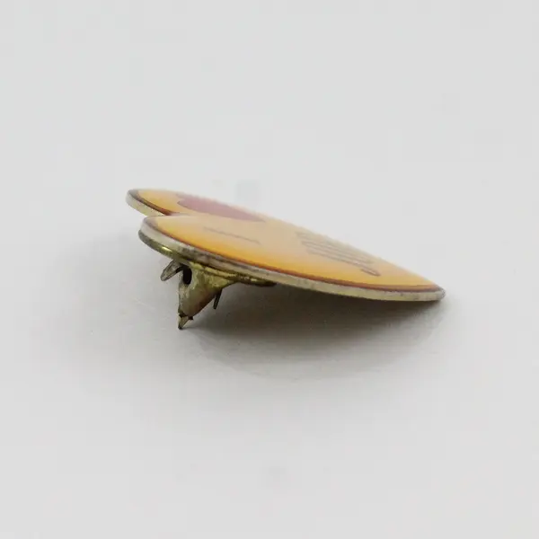 Vintage SWIB I Love Joe Heart Enamel Lapel Pin 1-1/4"