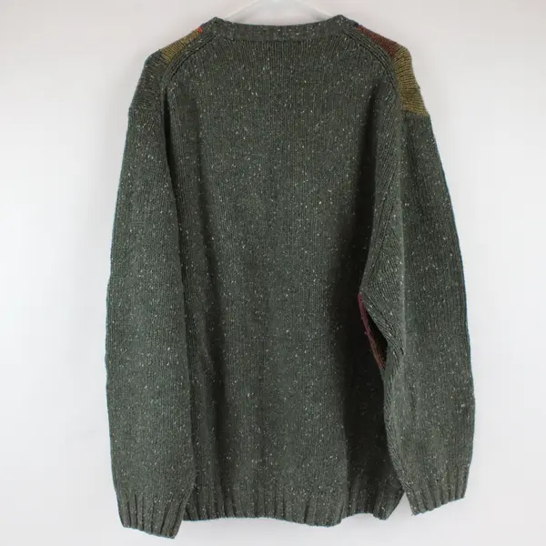 Jos. A. Bank Mens XXL Multicolor Argyle Knit Pullover Sweater