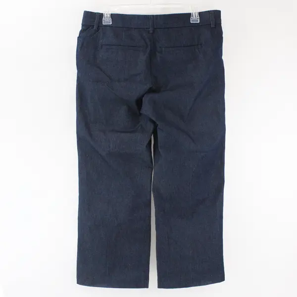 Lee Flex Motion Mid Rise Regular Fit Blue Trouser Pants Size 36 Short