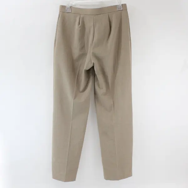 Sag Harbor Women's 4 Petite Beige Stretch Dress Pants