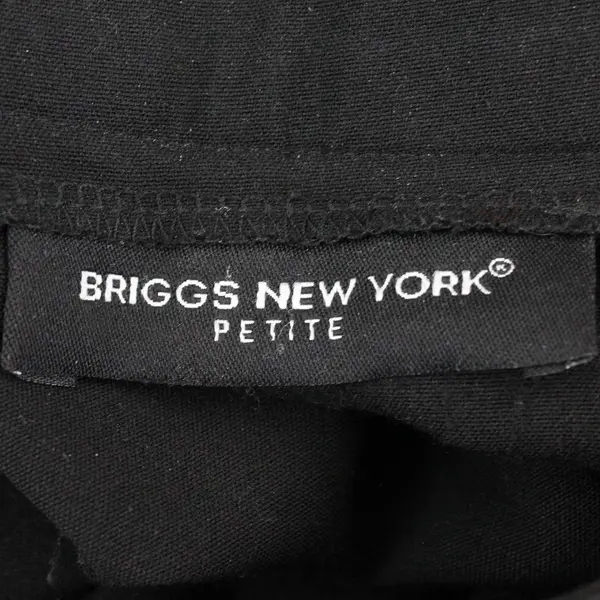 Briggs New York Women's 6 Petite Dress Pant Flat Front Straight Leg Slacks