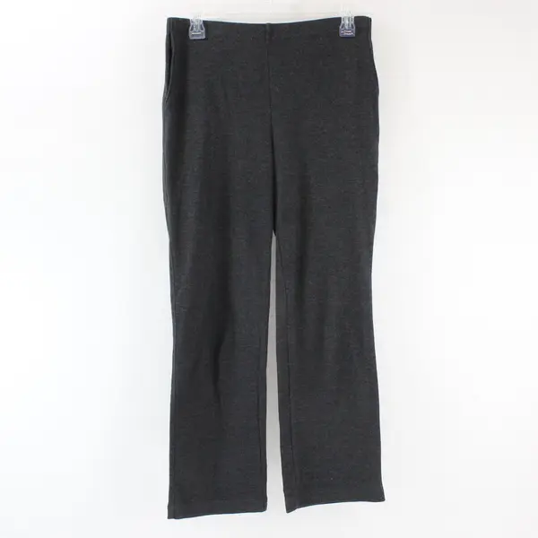 Croft & Barrow Women's PS Gray Straight Leg Elastic Waist Sweatpants