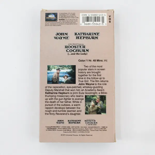 Vintage VHS Tape Rooster Cogburn (...and the Lady) 1990, #55042