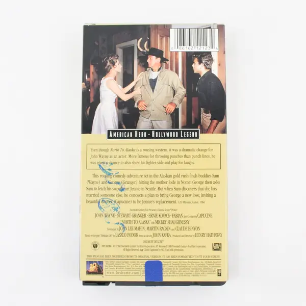 North to Alaska VHS John Wayne Renewed 1988 #0121230