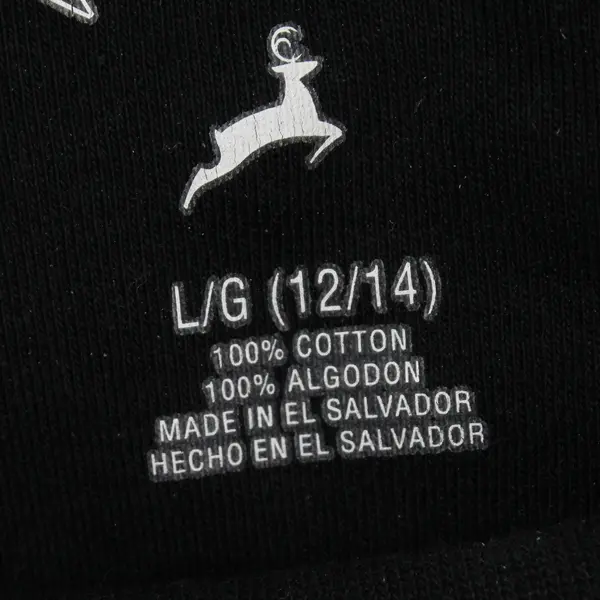 White Stag Long Sleeve Women's Large Black Cotton Turtleneck