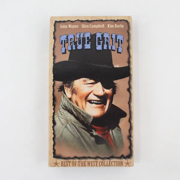 Vintage 1996 VHS Tape True Grit, John Wayne #6833 