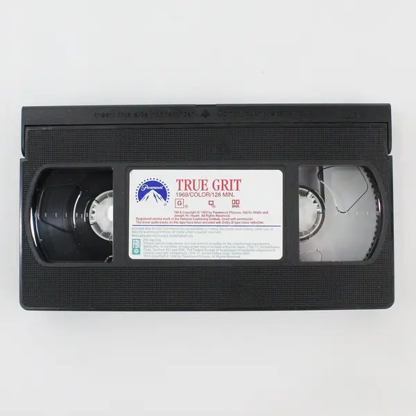 Vintage 1996 VHS Tape True Grit, John Wayne #6833 