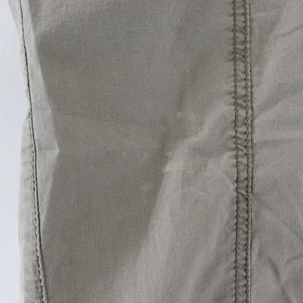 Khakis & Company Women's 6 Beige Cargo Capri Pants Elastic Waist