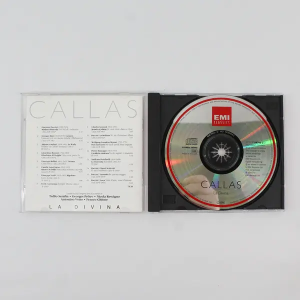 Maria Callas La Divina CD Compilation Opera EMI Classics 1992 CD