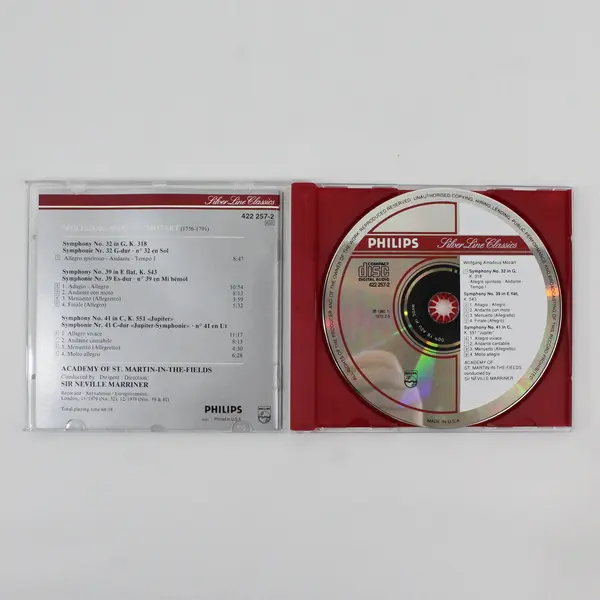 Mozart Symphonies 32 39 41 Jupiter Marriner St Martin-in-the-Fields CD Philips