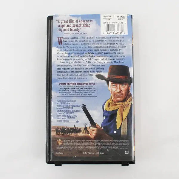 Vintage VHS Tape 1998 The Searchers Special Edition, John Wayne #16333