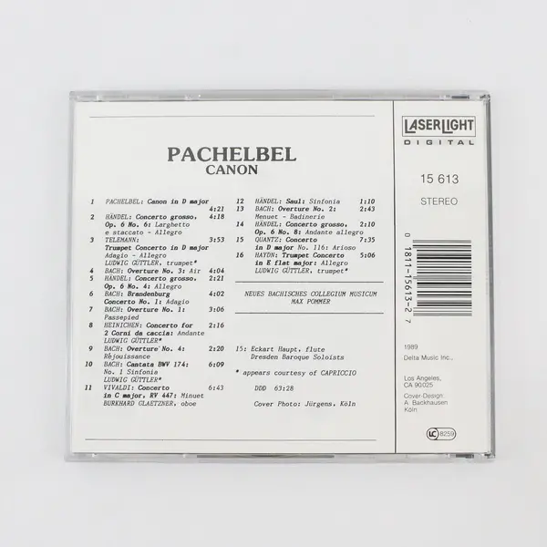 Pachelbel: Canon Baroque Favorites CD Various Artists