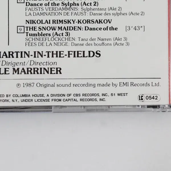 The Sound Of The Academy Neville Marriner – CD