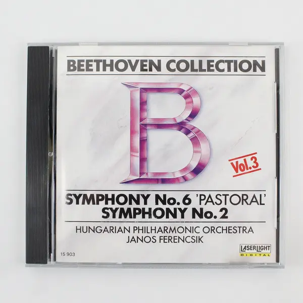 Beethoven Coll Vol 3 Symphonies 2&6 Hung Phil Orch Ferencsik CD Laserlight 1990