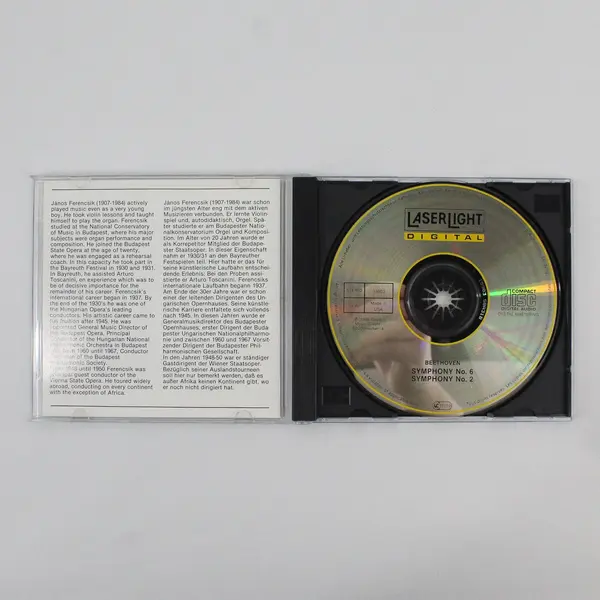 Beethoven Coll Vol 3 Symphonies 2&6 Hung Phil Orch Ferencsik CD Laserlight 1990