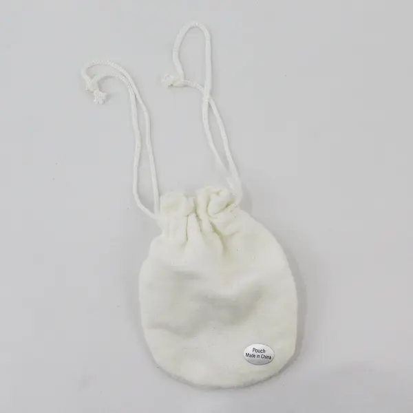 Pandora Anti-Tarnish White Drawstring Jewelry Pouch 3.5in
