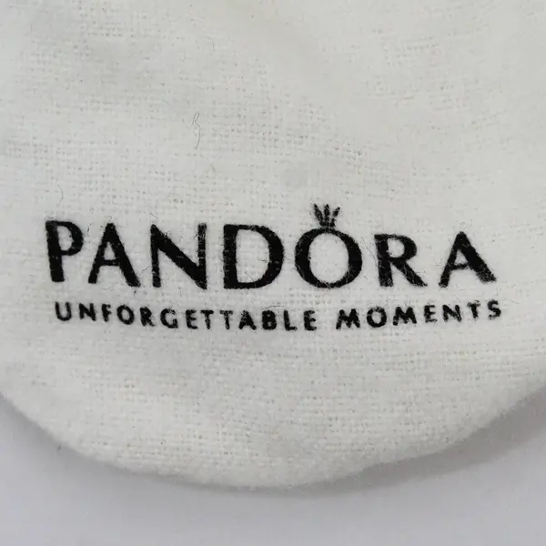 Pandora Anti-Tarnish White Drawstring Jewelry Pouch 3.5in