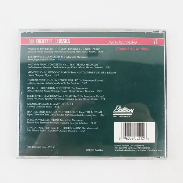 Sounds Of Excellence: 200 Greatest Classics Volume 6 CD 