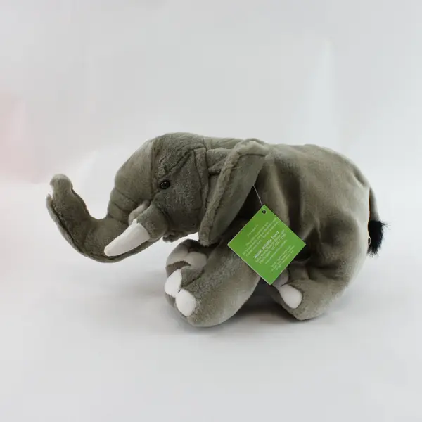 WWF Plush Elephant in Red Pouch Pre-Owned