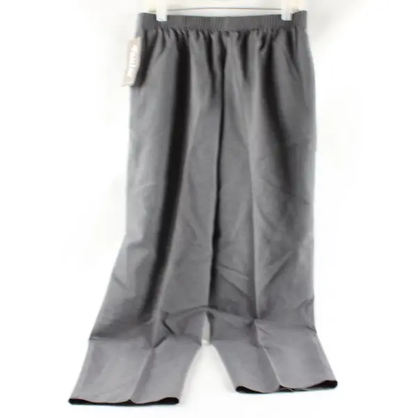 TanJay Petites Women's Size 16P Gray Pull On Pants Trousers