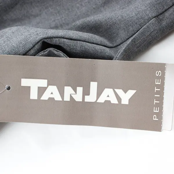 TanJay Petites Women's Size 16P Gray Pull On Pants Trousers