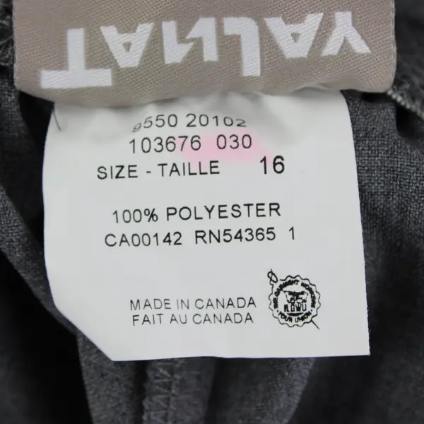 TanJay Petites Women's Size 16P Gray Pull On Pants Trousers