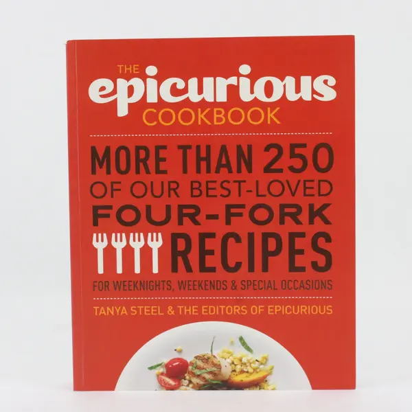 The Epicurious Cookbook More Than 250 4-Fork Recipes Tanya Steel 2012 PB VG