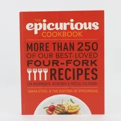 The Epicurious Cookbook More Than 250 4-Fork Recipes Tanya Steel 2012 PB VG