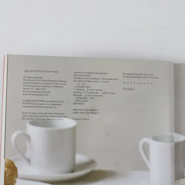 The Epicurious Cookbook More Than 250 4-Fork Recipes Tanya Steel 2012 PB VG
