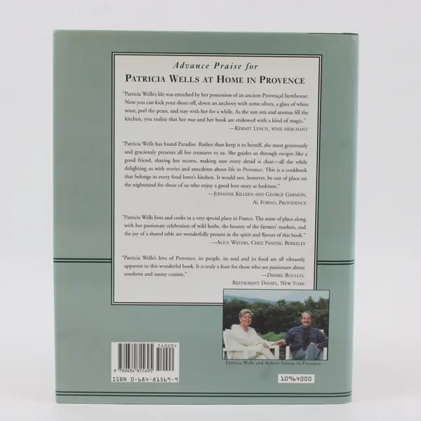 Vintage Patricia Wells at Home in Provence Recipes Inspired 1996 Hardcover DJ 