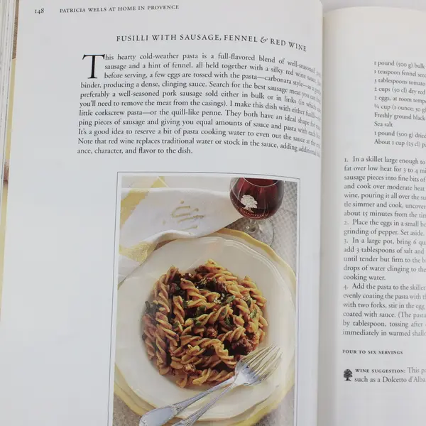 Vintage Patricia Wells at Home in Provence Recipes Inspired 1996 Hardcover DJ 