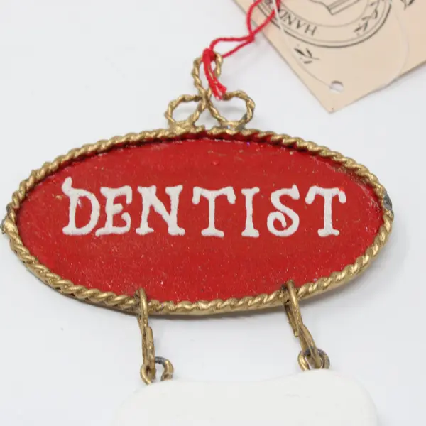 Midwest Importers Cannon Falls Dentist Ornament Handcrafted
