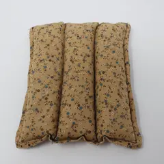 Handmade Tan Floral Trivet Hot Pad 8in Fabric Unbranded