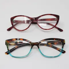 Lot of 2 Pairs Reading Glasses +2.50 Magnification Pre-Owned