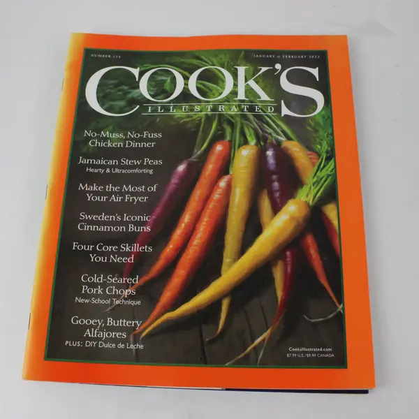 Lot of 4 Cook's Illustrated 2022 #174 176 178 179 Jan-Dec Magazines