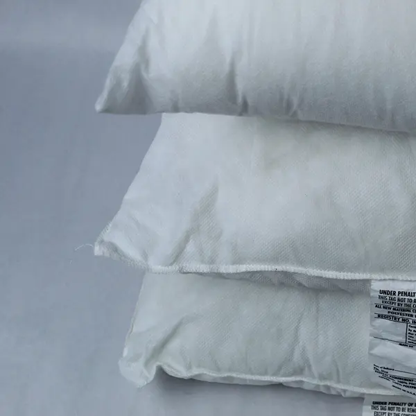 Lot of 3 White 16x16 Inch Square Pillow Inserts Forms 100% Polyester Filling