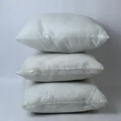 Lot of 3 Pillow Inserts No Covers White Two 16 x 14 One 15 x 13 Home Decor