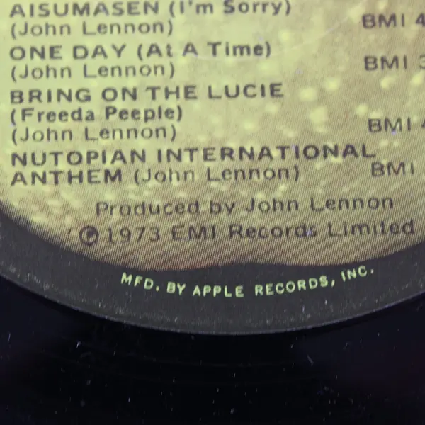John Lennon Mind Games 12" Vinyl Record LP