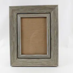 Distressed Wood Look Photo Frame Blue Hues 5x7 #45223 10.8x8.8